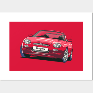 MG Rover MGF Trophy in Red Posters and Art